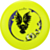 Frisbee 175g Eurodisc Creature organic gelb_small
